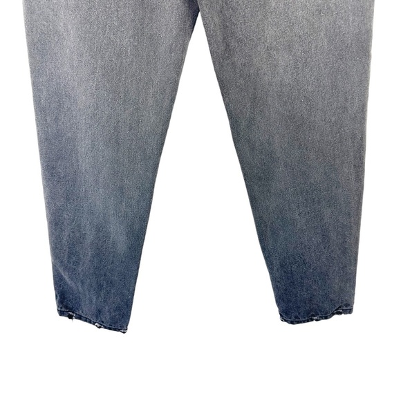 PRINCESS POLLY Zaiden Straight Leg High Rise Washed Black Denim Jeans US 6 - Picture 8 of 15